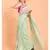 Suta Women Green Pure Cotton Polka Dots Printed Saree