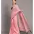 Suta Pink &  Brown Woven Design Pure Cotton Saree