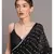 Suta Black White Polka Dots Printed Pure Cotton Saree