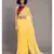 Yellow & Mustard polka dots Printed Pure Cotton Saree