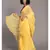Yellow & Mustard polka dots Printed Pure Cotton Saree