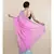 Pink And Mint Polka Dots Pure Cotton Saree