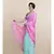 Pink And Mint Polka Dots Pure Cotton Saree