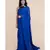 Blue  Polka Dots Pure Cotton Saree