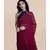 Maroon Polka Dots Pure Cotton Saree