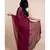 Maroon Polka Dots Pure Cotton Saree