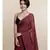 Brown Polka Dots Pure Cotton Saree