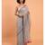 Suta Women Grey Sheers solid Saree