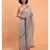 Suta Women Grey Sheers solid Saree