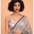 Suta Women Grey Sheers solid Saree