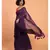 Suta Women Purple & multicoloured tasseled Pure Cotton solid Saree