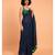 Suta Blue & Green stripes Cotton Blend Saree