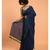 Suta Blue & Green stripes Cotton Blend Saree
