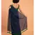 Suta Blue & Green stripes Cotton Blend Saree
