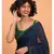 Suta Blue & Green stripes Cotton Blend Saree