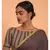 Suta Women Purple & Yellow Solid Cotton Blend Saree