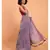 Suta women Lavender Solid Saree