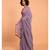 Suta women Lavender Solid Saree