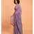 Suta women Lavender Solid Saree