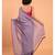 Suta women Lavender Solid Saree