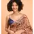 Suta Peach-Coloured  Blue warli Printed Pure Cotton Saree
