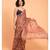Suta Peach-Coloured  Blue warli Printed Pure Cotton Saree