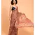 Suta Peach-Coloured  Blue warli Printed Pure Cotton Saree