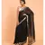 Suta Women Black & Silver zari border solid Pure Cotton Saree