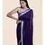 Voilet And Zari Border Cotton Handloom Saree