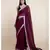 Maroon And Zari Border  Cotton Handloom Saree