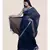 Blue Andzari Border Cotton Handloom Saree