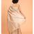 Suta Women Beige & White Pure Linen Zari Saree