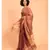 Suta Pink & Gold-Toned Zari Pure Linen Saree