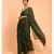 Suta Olive Green Solid Saree