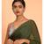 Suta Olive Green Solid Saree