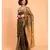 Suta Black & Gold Zari Pure Linen Saree