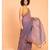 Suta Women Lavender Solid Pure Cotton Saree