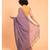 Suta Women Lavender Solid Pure Cotton Saree