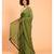 Suta Women Olive Green Mul Viscose Solid Saree