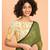Suta Women Olive Green Mul Viscose Solid Saree