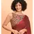 Maroon Solid pure Cotton Blend Saree