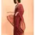 Maroon Solid pure Cotton Blend Saree