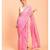 Suta Pink & White Printed Pure Cotton Saree