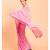 Suta Pink & White Printed Pure Cotton Saree