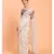 Suta White Floral printed Pure Cotton Saree