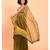 Suta Women Olive Green  Black Pure Cotton solid Saree