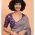 Suta Blue pure cotton solid Saree