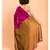 Suta Pink & Gold-Toned cotton colorblocked Saree