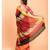 Suta Maroon ,Black & beige Colourblocked stripes Saree