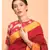 Suta Maroon ,Black & beige Colourblocked stripes Saree